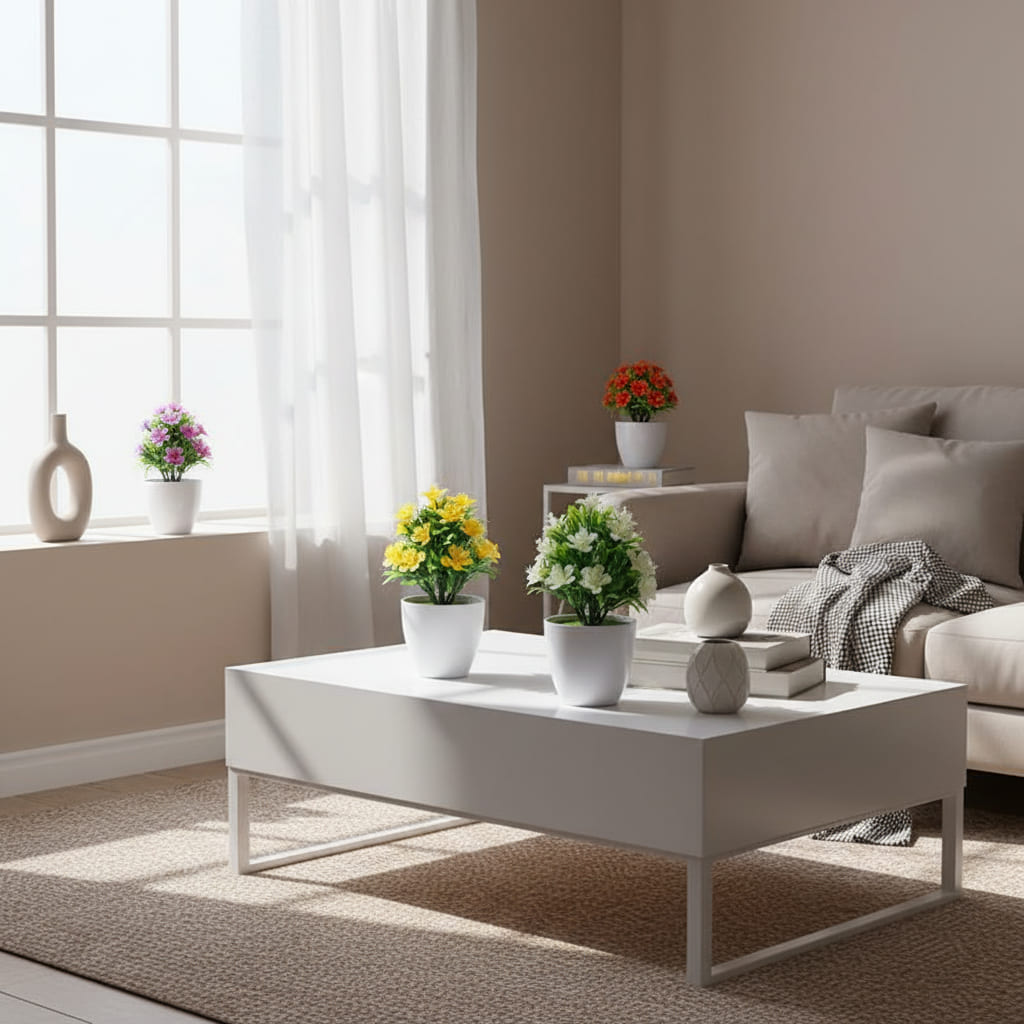 HANDCRAFTED ARTIFICIAL PLANT POT