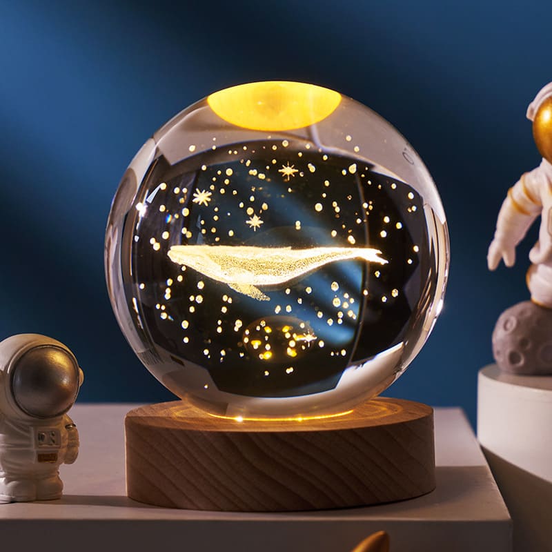 CRYSTAL 3D MOON LAMP