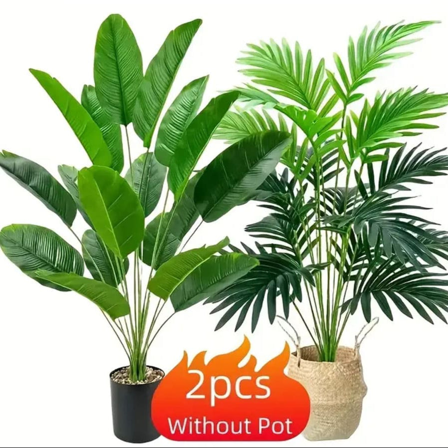 2 POTTED PLANTS