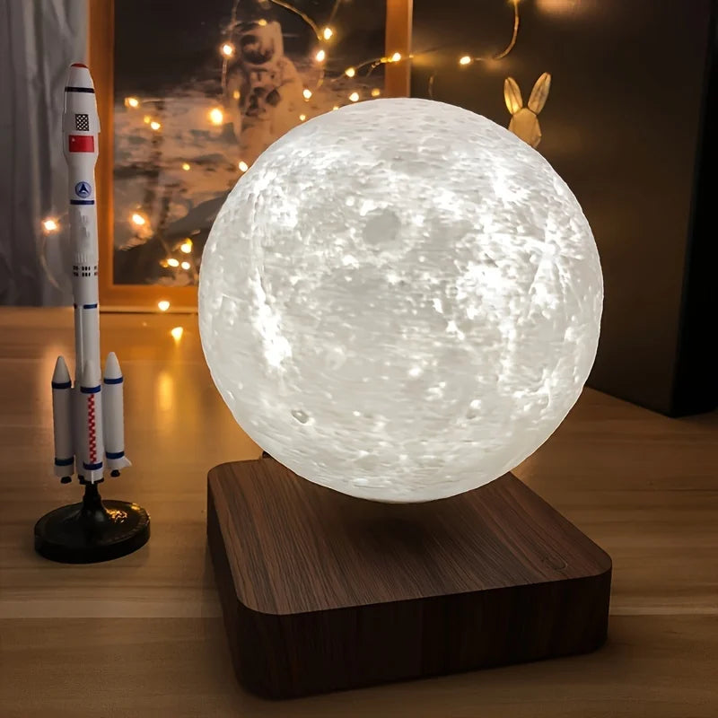 MAGNETIC FLOATING MOON LAMP