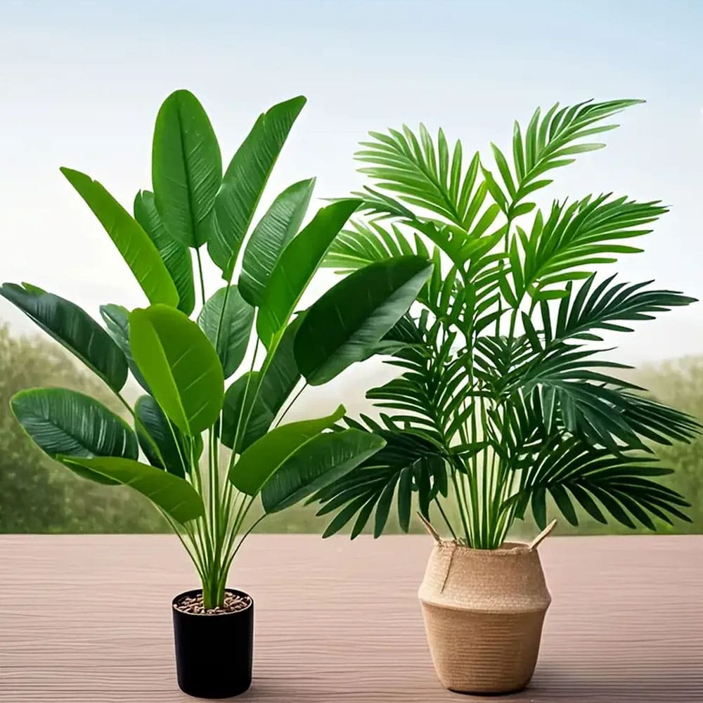 2 POTTED PLANTS