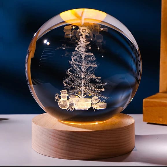 CRYSTAL 3D MOON LAMP