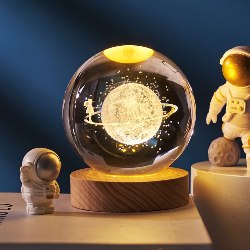 CRYSTAL 3D MOON LAMP