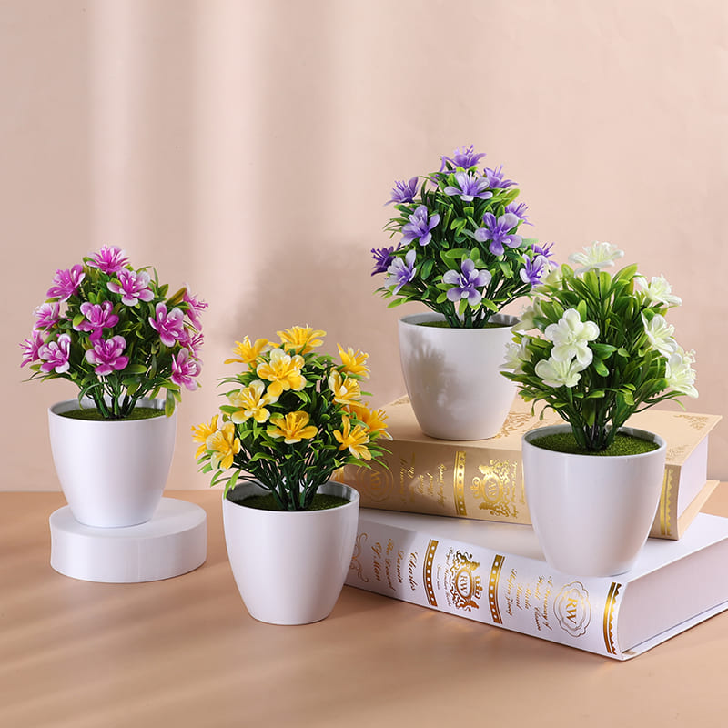 HANDCRAFTED ARTIFICIAL PLANT POT