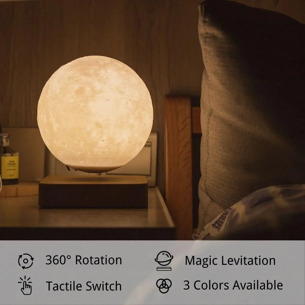 MAGNETIC FLOATING MOON LAMP