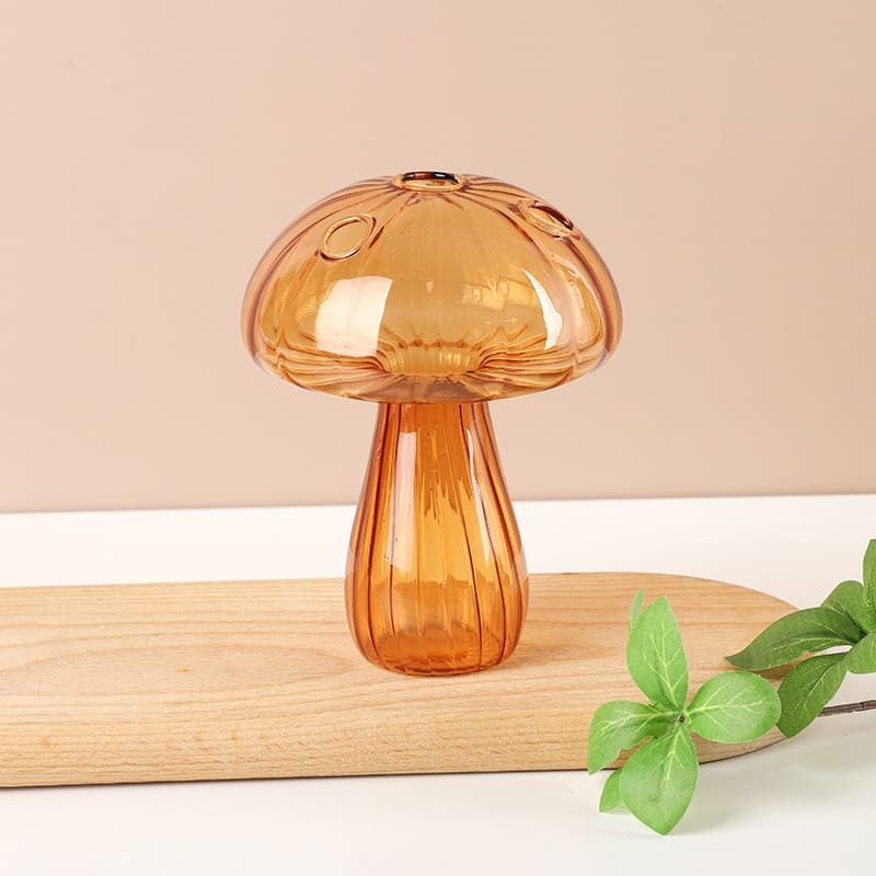 MAUSCO MUSHROOM GLASS VASE