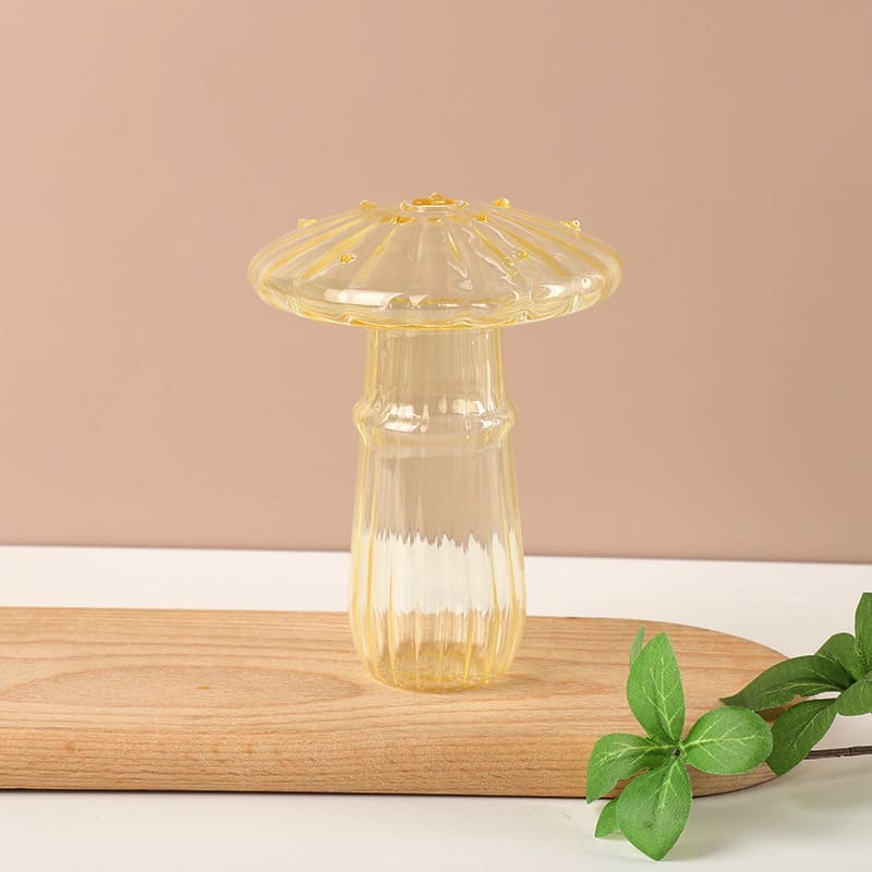 MAUSCO MUSHROOM GLASS VASE
