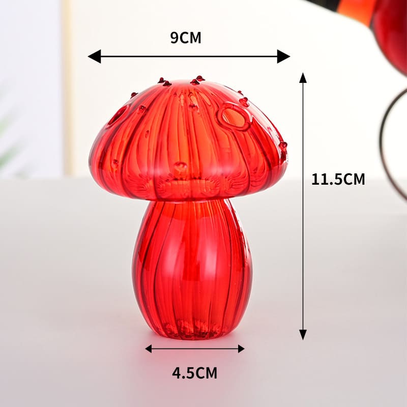 MAUSCO MUSHROOM GLASS VASE