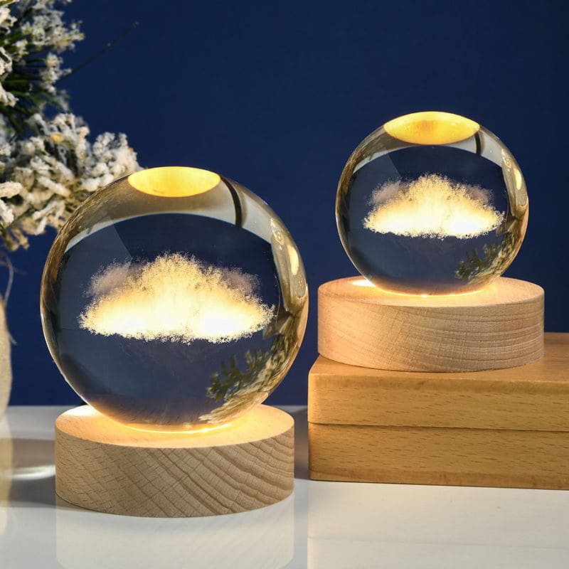 CRYSTAL 3D MOON LAMP